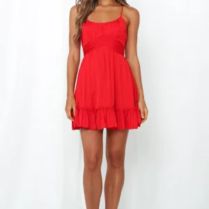 SIPPING MEZCAL DRESS RED