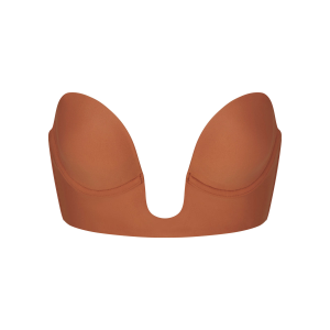 SKIMS Deep Plunge Shapewear Bra Bronze