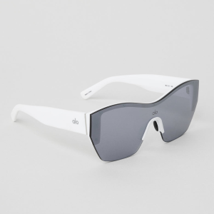 Alo Stunner Sunglasses Gunmetal White