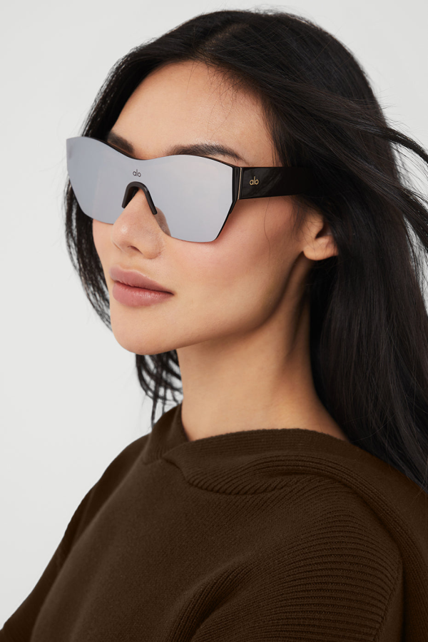 Alo Stunner Sunglasses Espresso Mirror/Espresso - Image 2