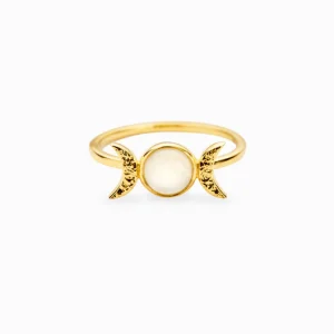Awe Triple Moon Ring