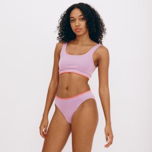 ORGANIC BASICS LUXE TOUCH SQUARE NECK BRALETTE